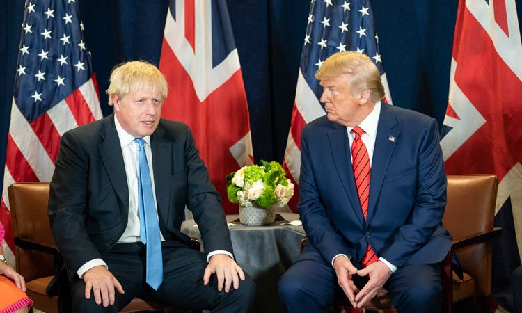 UK PM Johnson implores Trump: "Please avoid the election"