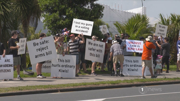 New Zealand gun owners stage protest over tighter controls