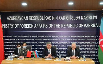 Ceremony of presentation of medical equipment to Azerbaijan by China held