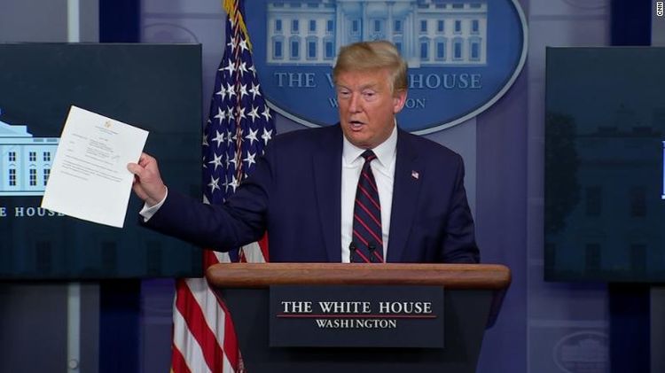 Trump again tests negative for coronavirus