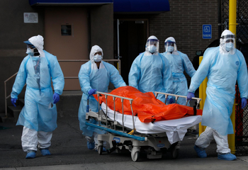 New York reels as 630 die in a day, the state's bleakest toll yet