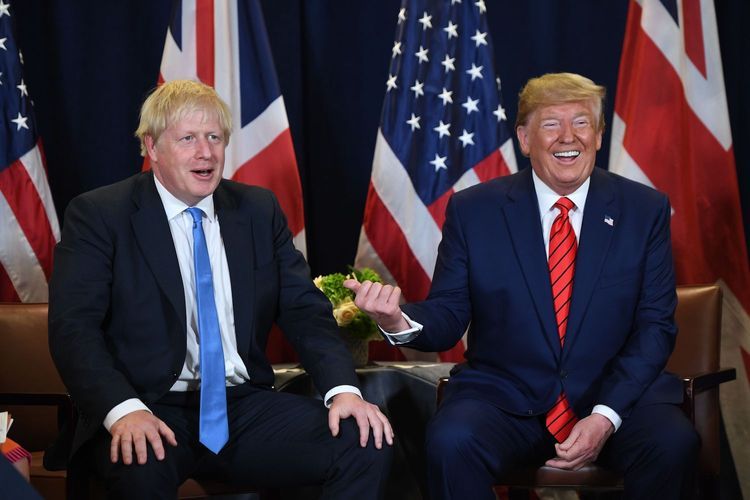 US President: ""All Americans" are praying for Johnson's speedy recovery"