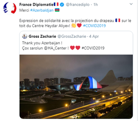 French MFA expresses gratitude to Azerbaijan - PHOTO
