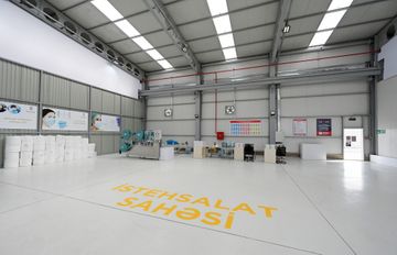 President Ilham Aliyev attended opening of medical masks manufacturing enterprise in Sumgayit Chemical Industrial Park - UPDATED-1