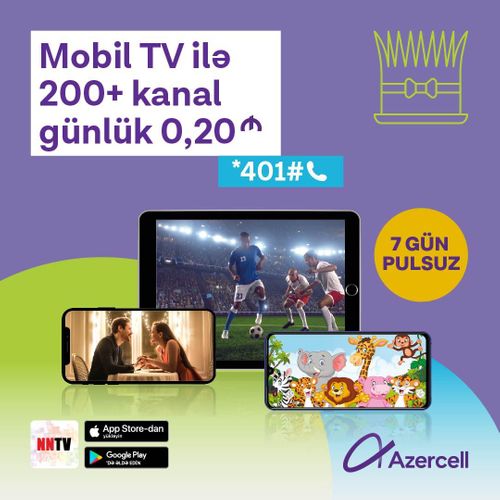 Azercell presents world’s most watched TV channels 