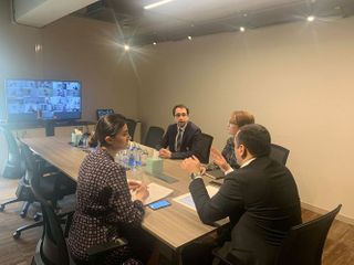 TABIB chairman holds videoconference with heads of pandemic hospitals