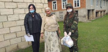 Azerbaijani Ministry of Emergency Situations provides assistance to alone and elderly people - PHOTO