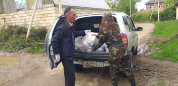 Azerbaijani Ministry of Emergency Situations provides assistance to alone and elderly people - PHOTO
