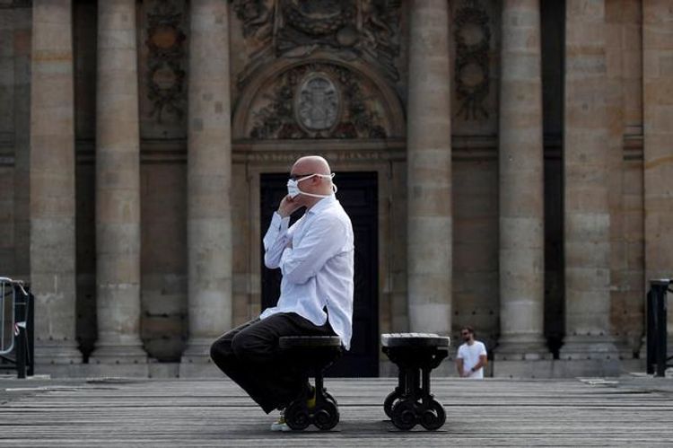 French new coronavirus death toll rises by 574 to 14,967