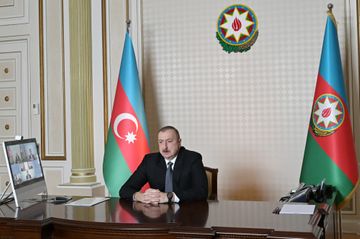President Ilham Aliyev held meeting through videoconference with participation of ministers of labor and social protection of population and economy - UPDATED