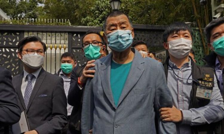 Hong Kong police detain veteran democracy activists in raids