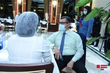 Blood donation campaign held in Azerbaijani Parliament - PHOTO