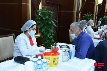 Blood donation campaign held in Azerbaijani Parliament - PHOTO