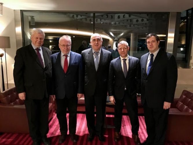 Azerbaijani FM Elmar Mammadyarov held video-conference with OSCE MG Co-Chairs