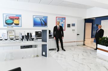 President Ilham Aliyev inaugurated newly-reconstructed main administrative, scientific, educational and laboratory complex of AzerEnergy OJSC - UPDATED
