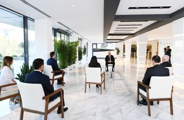 President Ilham Aliyev inaugurated newly-reconstructed main administrative, scientific, educational and laboratory complex of AzerEnergy OJSC - UPDATED