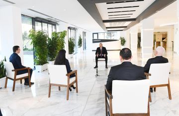 President Ilham Aliyev inaugurated newly-reconstructed main administrative, scientific, educational and laboratory complex of AzerEnergy OJSC - UPDATED