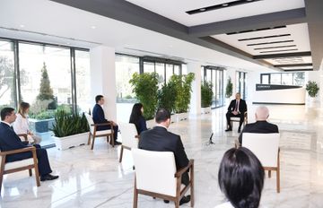 President Ilham Aliyev inaugurated newly-reconstructed main administrative, scientific, educational and laboratory complex of AzerEnergy OJSC - UPDATED