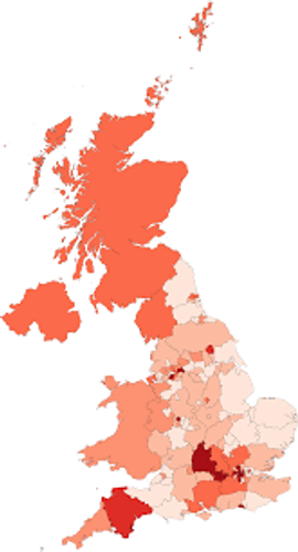 UK coronavirus death toll passes 18,000 as 665 more die in England