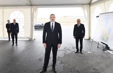 President Ilham Aliyev attended opening of main gas pipeline laid to Sumgayit - UPDATED