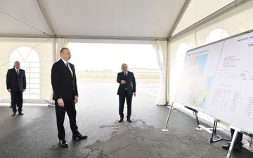President Ilham Aliyev attended opening of main gas pipeline laid to Sumgayit - UPDATED