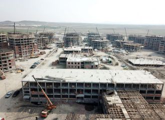 President Ilham Aliyev viewed construction progress at blocks of residential buildings for 3,042 IDP families - UPDATED