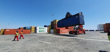 Another block train from China to Turkey passed through the Port of Baku