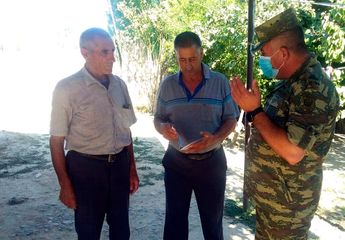 Shehids' families were visited on the occasion of the holiday of Gurban Bayram