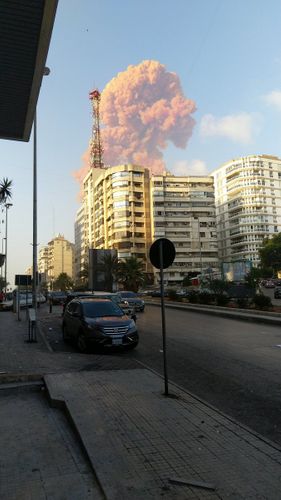 Powerful explosion occurs near Beirut's port - VIDEO
