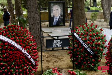 Fattah Heydarov buried at Alley of Honor I - UPDATED