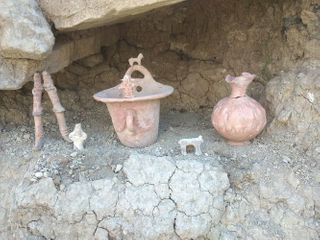 Ancient necropolis came to surface in Azerbaijan’s Shamakhy as a result of torrent - PHOTO