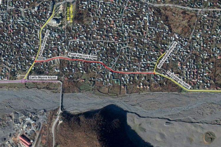 Gabala District Executive Power: The street named after Hazi Aslanov not renamed to General Polad Hashimov
