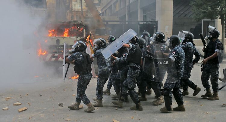 Over 100 injured amid clashes in central Beirut, Red Cross says
