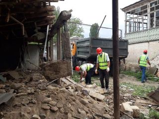 Azerbaijan’s MES: Works started for repair and restoration of damaged houses as result of Armenian provocation in Azerbaijan’s Tovuz