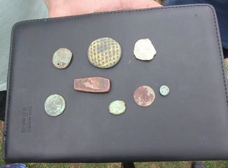 Ancient historical monument and art exhibits found during road construction in Azerbaijan's Ismayilli