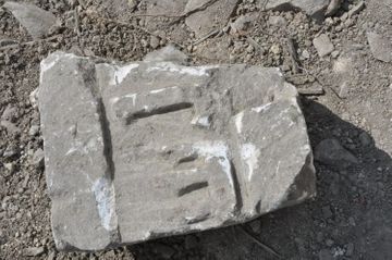 Ancient historical monument and art exhibits found during road construction in Azerbaijan's Ismayilli