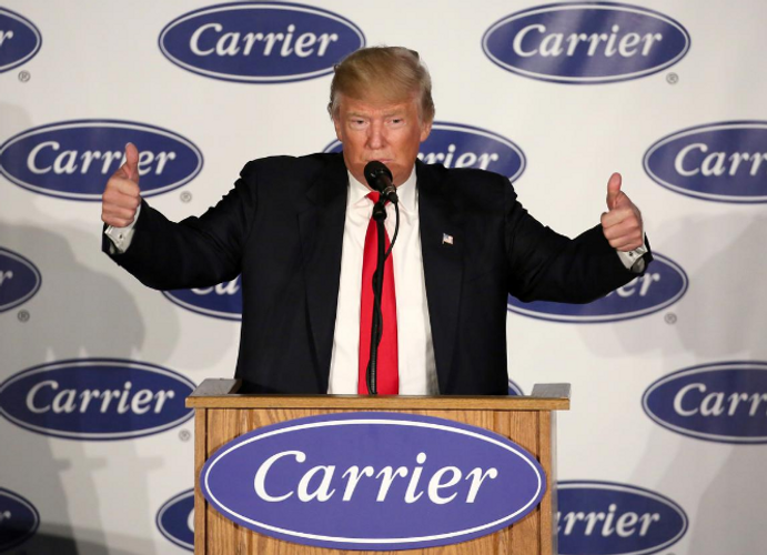 Trump vows create tax credits for firms that bring jobs back from China