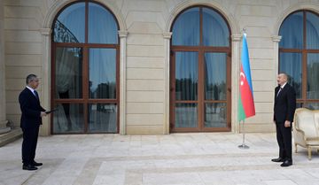 President Ilham Aliyev receives credentials of incoming Uzbek ambassador - UPDATED