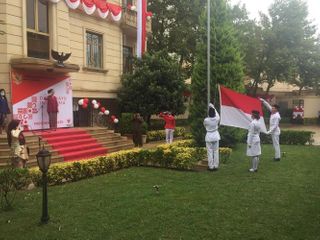 Commemoration ceremony of the 75th Anniversary of Independence Day of Indonesia held in Baku