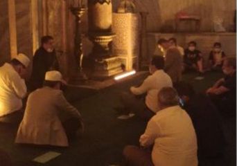 Mawlid recited for soul of Abulfaz Elchibey in Hagia Sophia - PHOTO