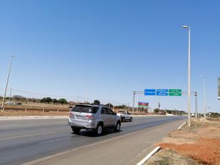 Panel covered with writing that says "Armenia, stop aggression against Azerbaijan!" set on highway in Brazil 