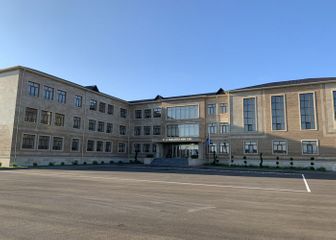 President Ilham Aliyev and first lady Mehriban Aliyeva attends opening of new school in Baku