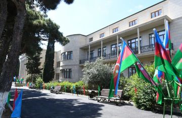  President Ilham Aliyev and first lady Mehriban Aliyeva attended opening of Sattar Bahlulzade Culture House in Surakhani district