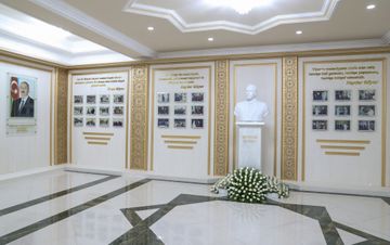  President Ilham Aliyev and first lady Mehriban Aliyeva attended opening of Sattar Bahlulzade Culture House in Surakhani district