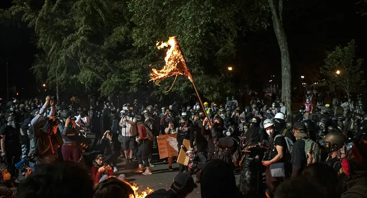 One person shot dead in downtown Portland amid protests