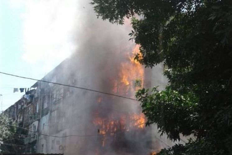 Smoke killed 2 underage children as fire raged through flat in Azerbaijan's Shirvan