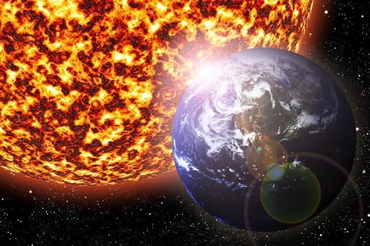 Weak magnetic excitation started on Sun