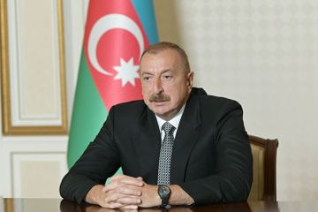 President Ilham Aliyev inaugurates in a video format another modular hospital for treatment of coronavirus patients