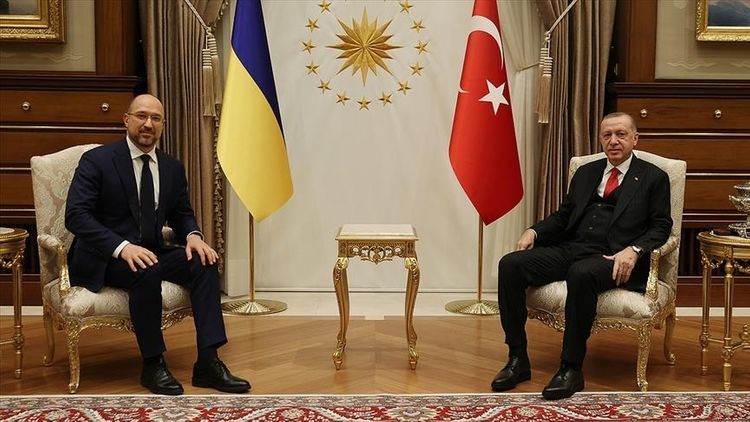 Turkish president receives Ukrainian premier in Ankara