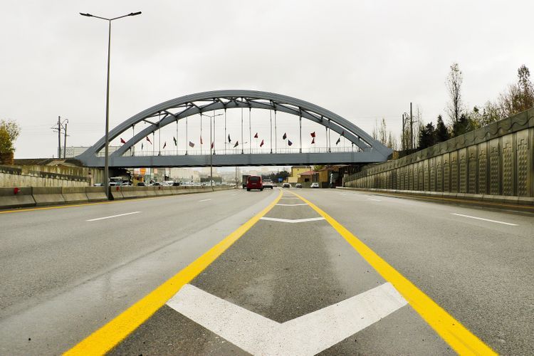 Construction of railway bridge near Khirdalan circle completed - PHOTO
